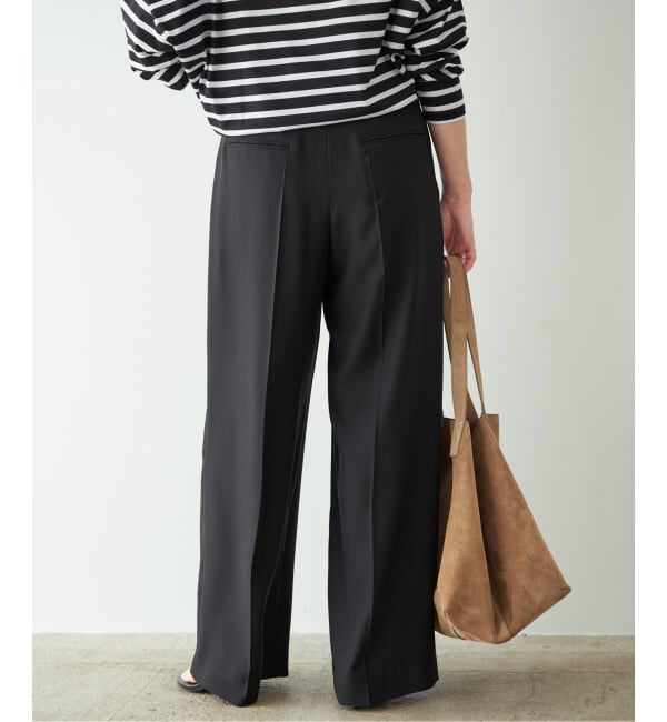 Plage「2 Tuck Elegant パンツ」|スラックス|