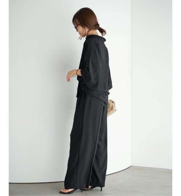 Plage「2 Tuck Elegant パンツ」|スラックス|