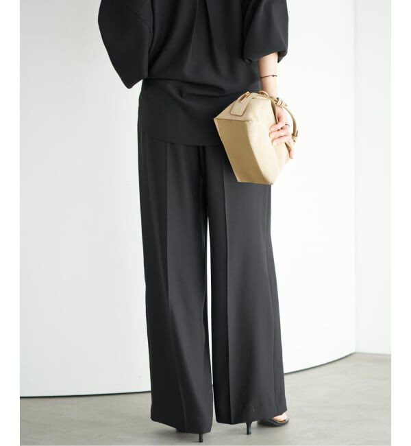 Plage「2 Tuck Elegant パンツ」|スラックス|