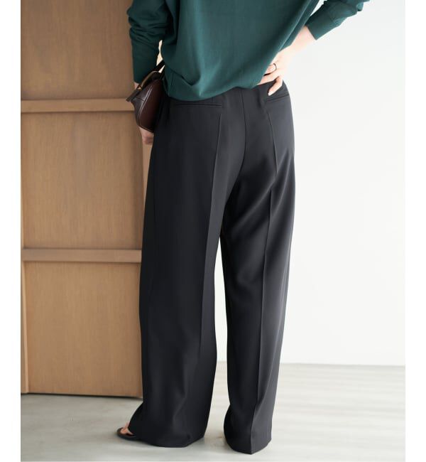 Plage「2 Tuck Elegant パンツ」|スラックス|