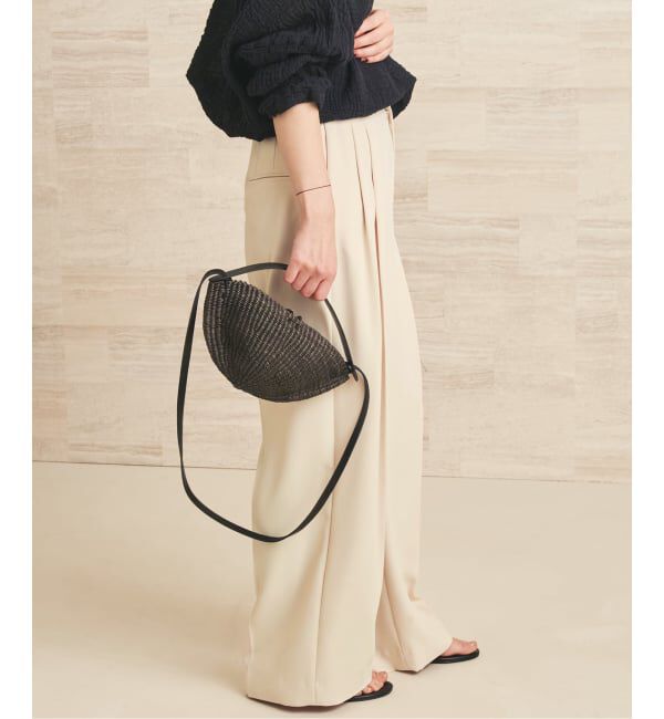 Plage「2 Tuck Elegant パンツ」|スラックス|