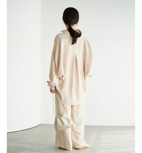 Plage「2 Tuck Elegant パンツ」|スラックス|