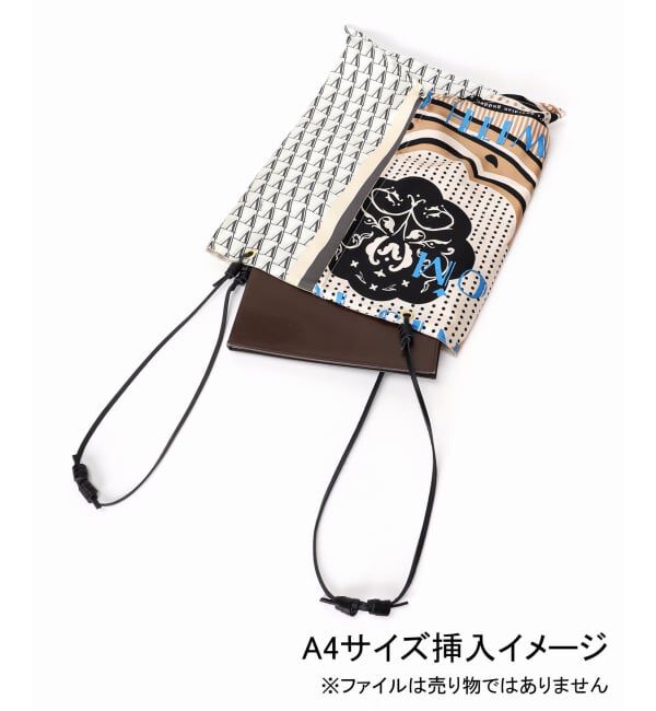 VERMEIL par iena「《追加》manipuri マニプリ Bag 別注Verロゴxデイジーバンダナ」|トートバッグ|