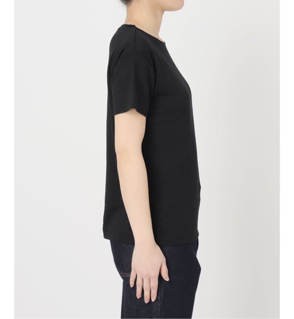SLOBE IENA「《追加》スラブ天竺5分袖TEE」|Tシャツ・カットソー|