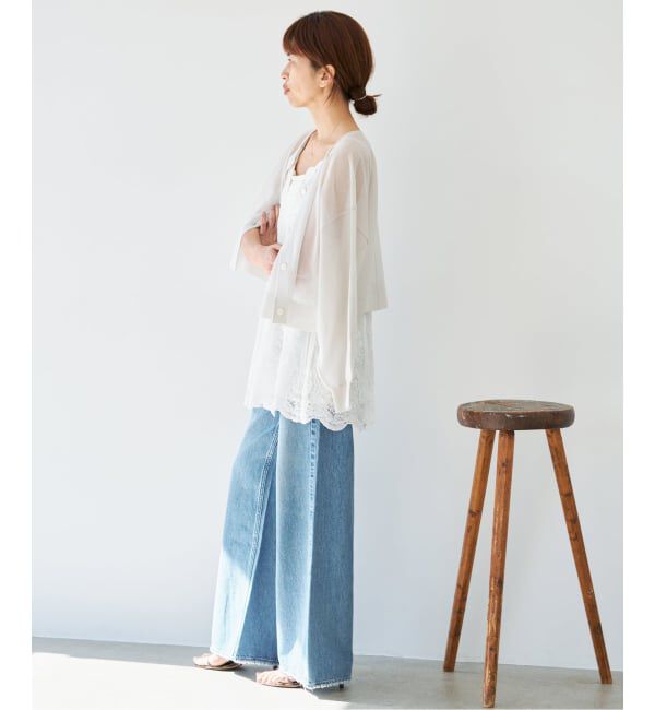 IENA「《追加3》FILMY COTTONカーディガン」|カーディガン|