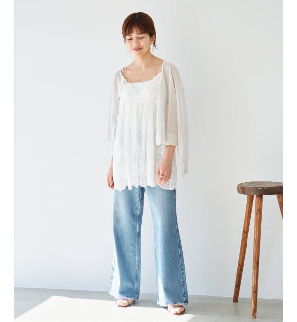 IENA「《追加3》FILMY COTTONカーディガン」|カーディガン|