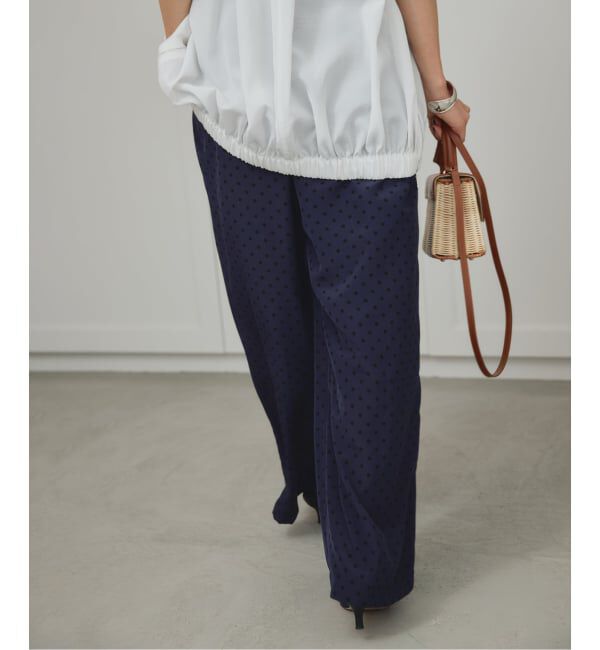 VERMEIL par iena「《予約》ドットワイドパンツ」|その他|