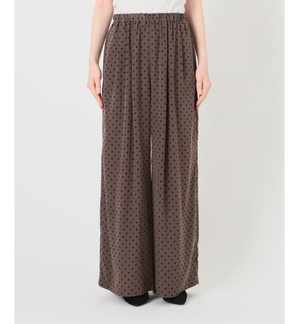VERMEIL par iena「《予約》ドットワイドパンツ」|その他|