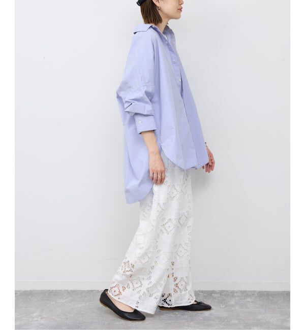 SLOBE IENA「《WEB限定/追加》オーバーサイズシャツ」|シャツ・ブラウス|