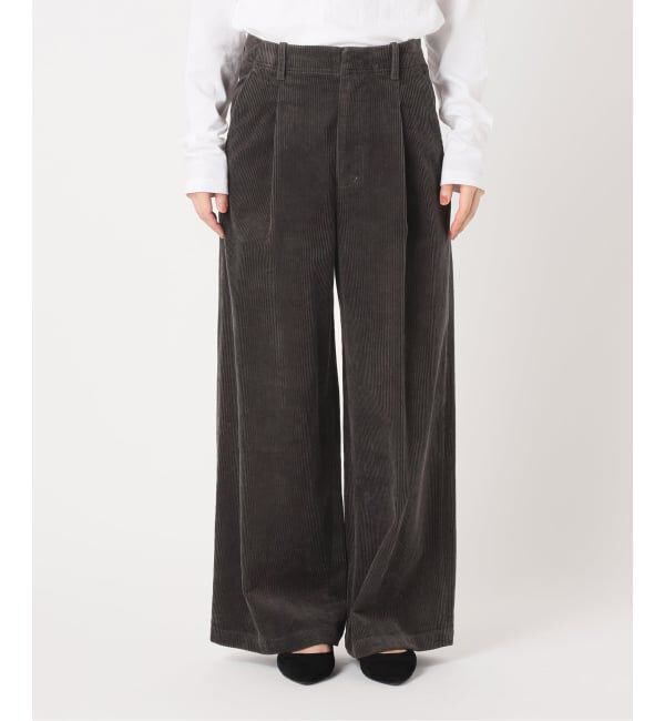 JOURNAL STANDARD relume「《追加 / 新色》ウォッシャブルコーデュロイタックワイドパンツ」|その他|