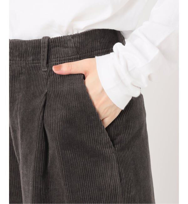 JOURNAL STANDARD relume「《追加 / 新色》ウォッシャブルコーデュロイタックワイドパンツ」|その他|