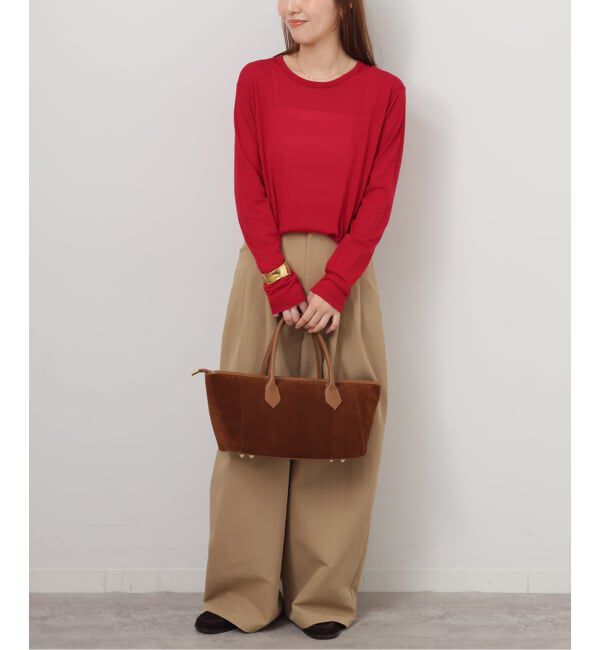 JOURNAL STANDARD relume「《追加5》シアークルーネックロングTシャツ」|Tシャツ・カットソー|