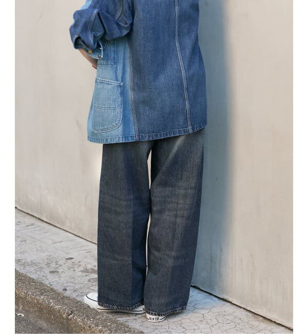 journal standard L'essage「【HAIKURE/ハイクル】BETHANY SHORT LENGTH INTENSE BLU　デニムパンツ」|デニム|