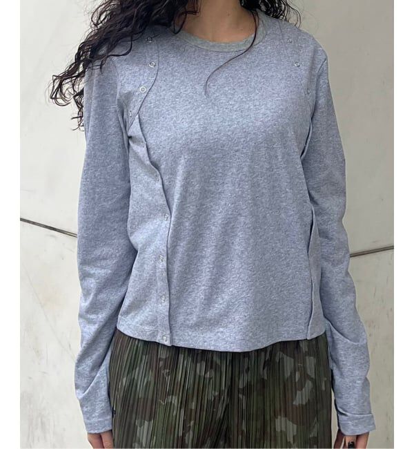 Oriens JOURNAL STANDARD「ボタンディテールロングスリーブTee」|Tシャツ・カットソー|