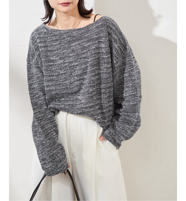 JOURNAL STANDARD「スラブインレイプルオーバー」|Tシャツ・カットソー|ブラック A