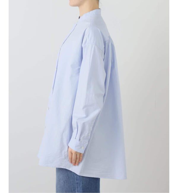 journal standard luxe「60コットン スタンドカラーギャザーシャツ」|シャツ・ブラウス|