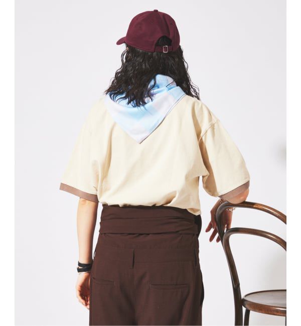 JOURNAL STANDARD「snow peak / スノーピーク 別注 レスティング ドッグ リンガー Tシャツ」|Tシャツ・カットソー|