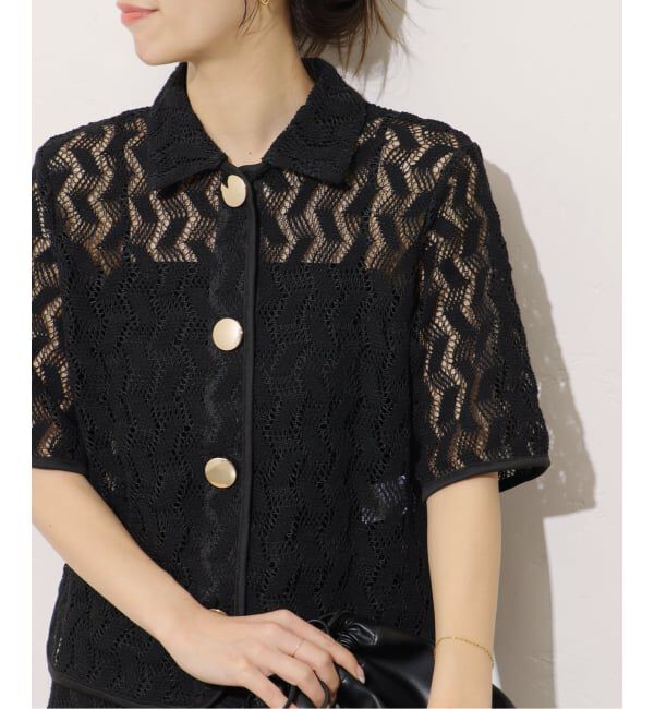 JOURNAL STANDARD relume「【TORRAZZO DONNA/トラッゾドンナ】ジオメトリックレースシャツ」|シャツ・ブラウス|