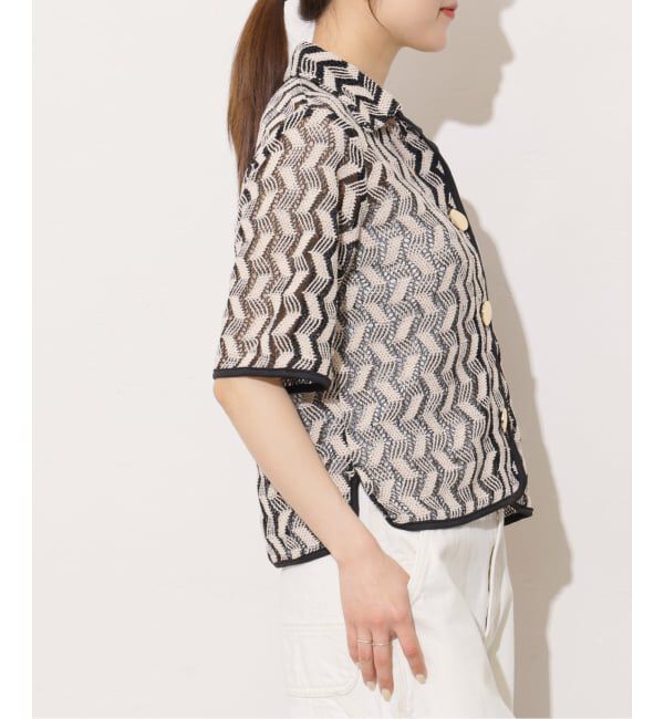 JOURNAL STANDARD relume「【TORRAZZO DONNA/トラッゾドンナ】ジオメトリックレースシャツ」|シャツ・ブラウス|