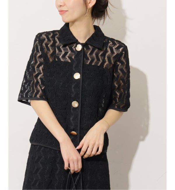 JOURNAL STANDARD relume「【TORRAZZO DONNA/トラッゾドンナ】ジオメトリックレースシャツ」|シャツ・ブラウス|