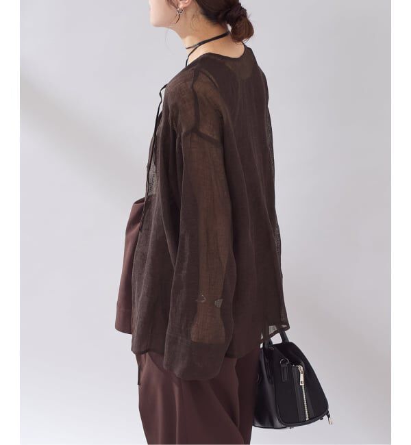 JOURNAL STANDARD「【osedit】 リネンメッシュ2WAY ブラウス」|シャツ・ブラウス|
