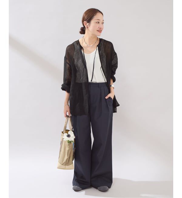 JOURNAL STANDARD「【osedit】 リネンメッシュ2WAY ブラウス」|シャツ・ブラウス|