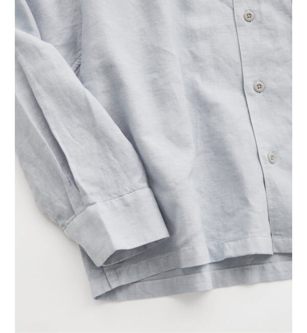 JOURNAL STANDARD relume「European Flax / ヨーロピアンフラックス 製品染め オープンカラーシャツ」|シャツ・ブラウス|