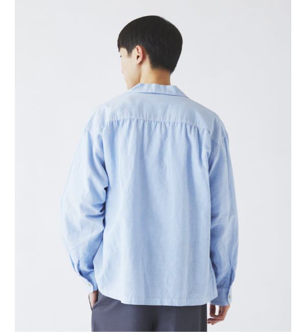 JOURNAL STANDARD relume「European Flax / ヨーロピアンフラックス 製品染め オープンカラーシャツ」|シャツ・ブラウス|
