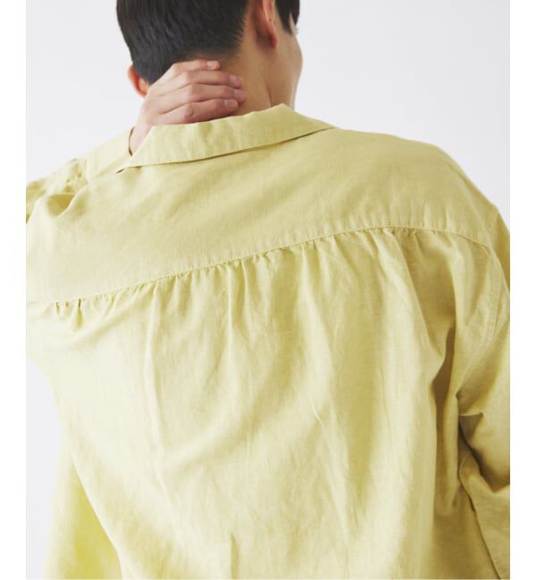 JOURNAL STANDARD relume「European Flax / ヨーロピアンフラックス 製品染め オープンカラーシャツ」|シャツ・ブラウス|