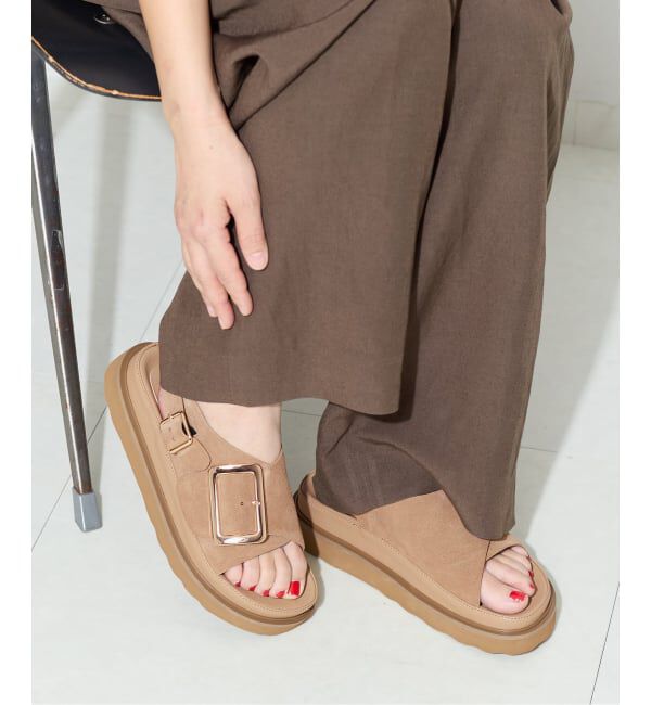 journal standard L'essage「《WEB限定》別注【MOHI / モヒ】ストラップ バックルサンダル」|サンダル|