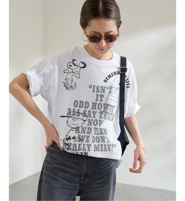 FRAMeWORK「【JOHNBULL/ジョンブル】 PEANUTS COLLAGE Tee」|Tシャツ・カットソー|