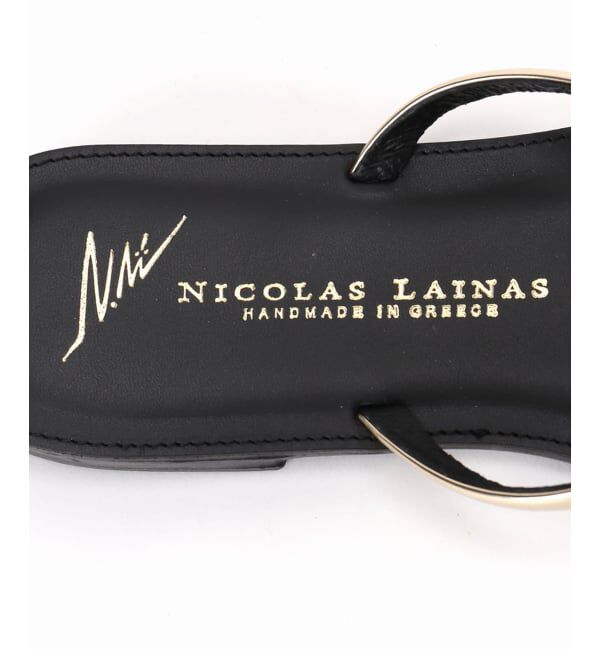 Spick and Span「NICOLAS LAINAS / ニコラス ライナス メタルパーツフラットサンダル」|サンダル|