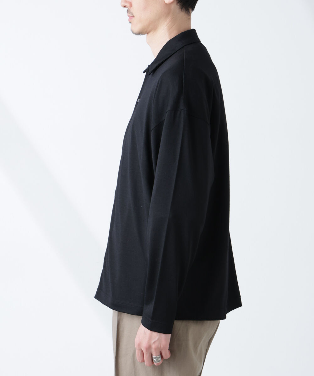 nano･universe「「ALL-DAYS COMFORT 100% WOOL」 シャツカーディガン」|Tシャツ・カットソー|