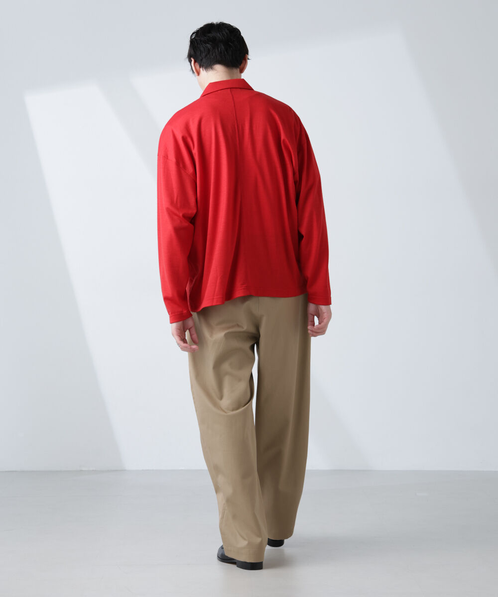 nano･universe「「ALL-DAYS COMFORT 100% WOOL」 シャツカーディガン」|Tシャツ・カットソー|