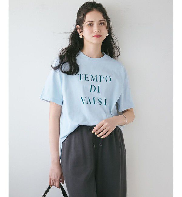 23区「【SLOW/一部店舗限定】MVSコットン  ロゴTシャツ」|Tシャツ・カットソー|ｻｯｸｽﾌﾞ