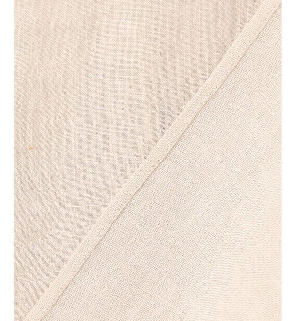 23区「【洗える】LIBECO クロップド シャツ」|シャツ・ブラウス|