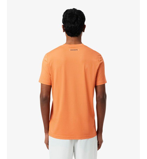 LACOSTE「ウルトラドライ コートジャカードジップポロシャツ」|Tシャツ・カットソー|