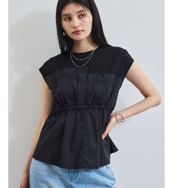 VIS「【WEB限定】ビスチェドッキングペプラムカットソー」|Tシャツ・カットソー|