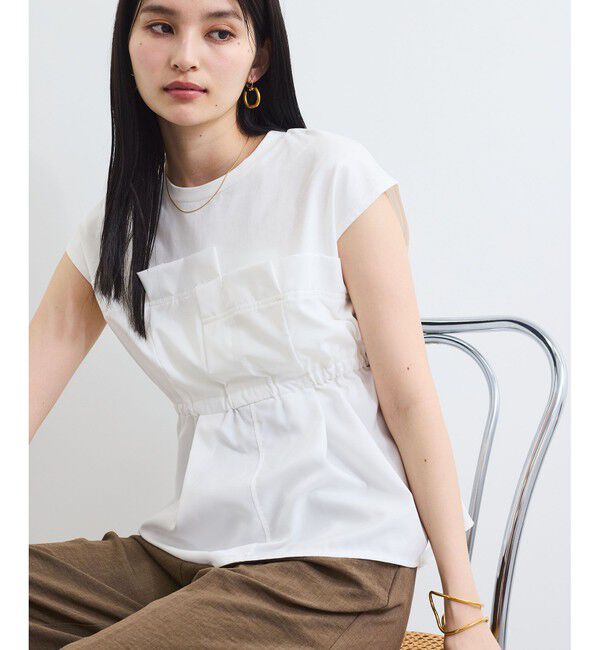VIS「【WEB限定】ビスチェドッキングペプラムカットソー」|Tシャツ・カットソー|