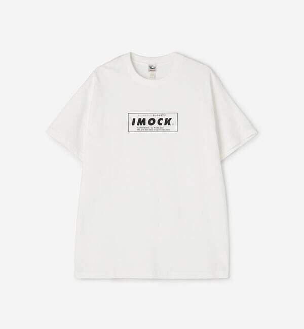  「神戸ザック | 〈別注〉IMOCK ロゴTシャツ BLACK MEN」|Tシャツ・カットソー|