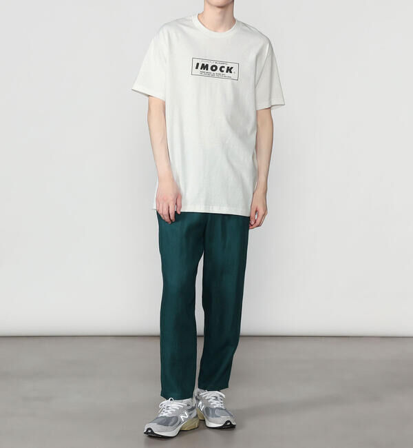  「神戸ザック | 〈別注〉IMOCK ロゴTシャツ BLACK MEN」|Tシャツ・カットソー|