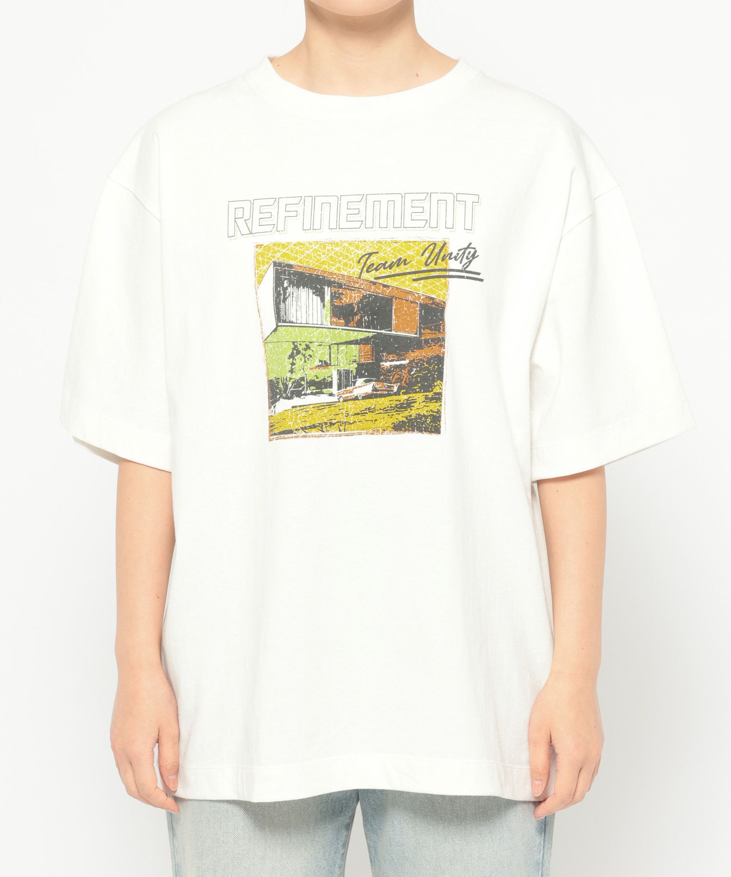 LOWRYS FARM「ＵＳＥＤバンＴＳＳ」|Tシャツ・カットソー|