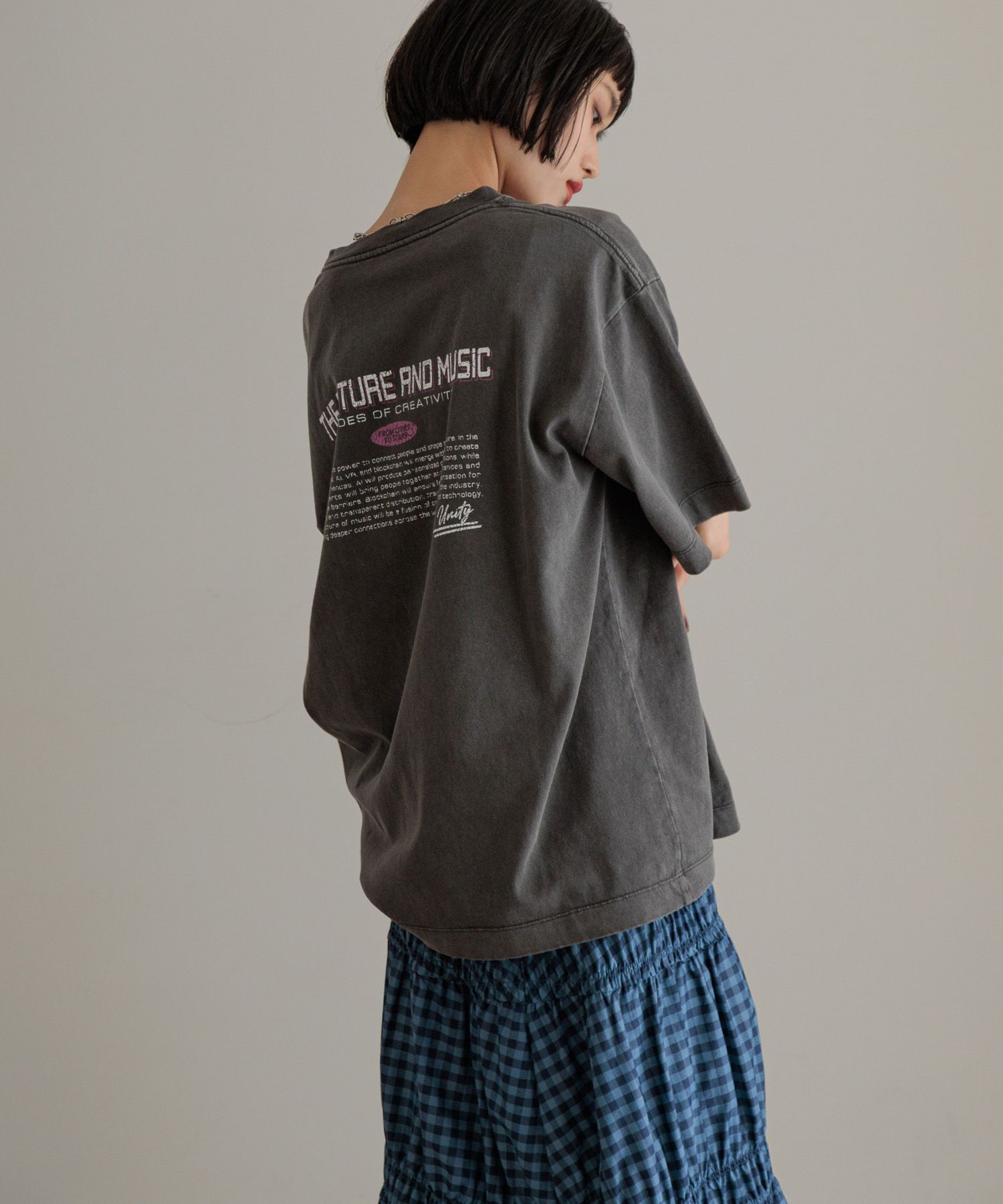 LOWRYS FARM「ＵＳＥＤバンＴＳＳ」|Tシャツ・カットソー|