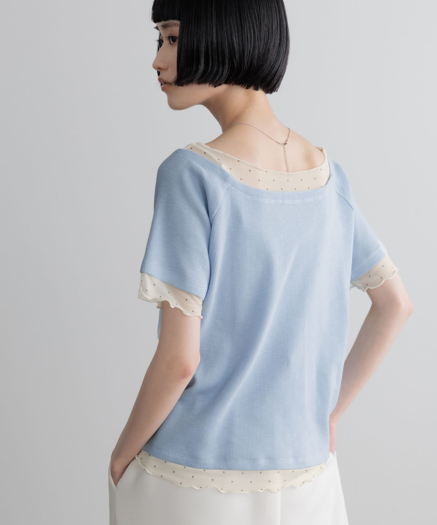 LOWRYS FARM「２ＷＡＹレイヤードＳＳ」|Tシャツ・カットソー|