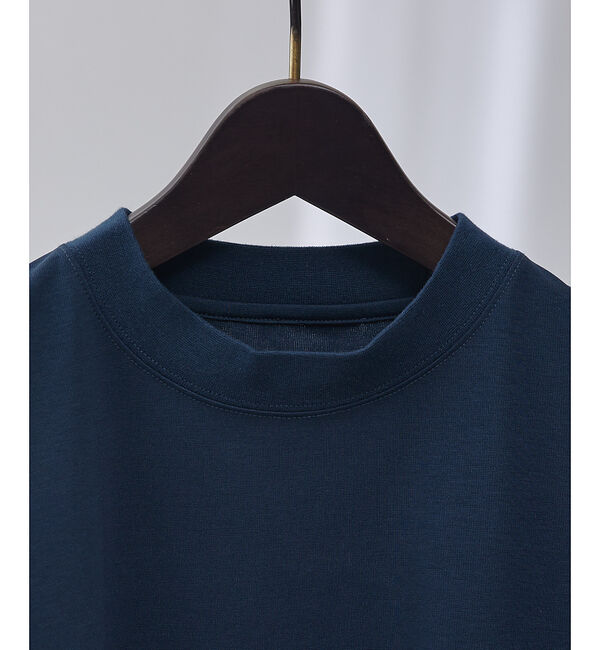 ABAHOUSE「【リブ付】シルケット ポンチ 半袖 Tシャツ」|Tシャツ・カットソー|