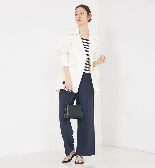 qualite「【セットアップ対応】接触冷感/レーヨンストレッチニットパンツ」|その他|