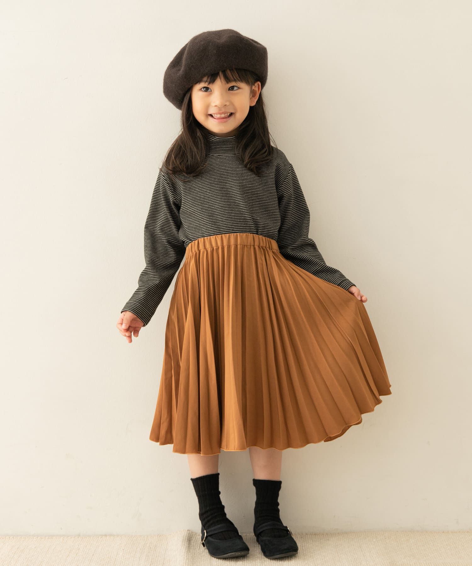 URBAN RESEARCH DOORS「『親子リンク』ランダムプリーツスカート(KIDS)」|その他|