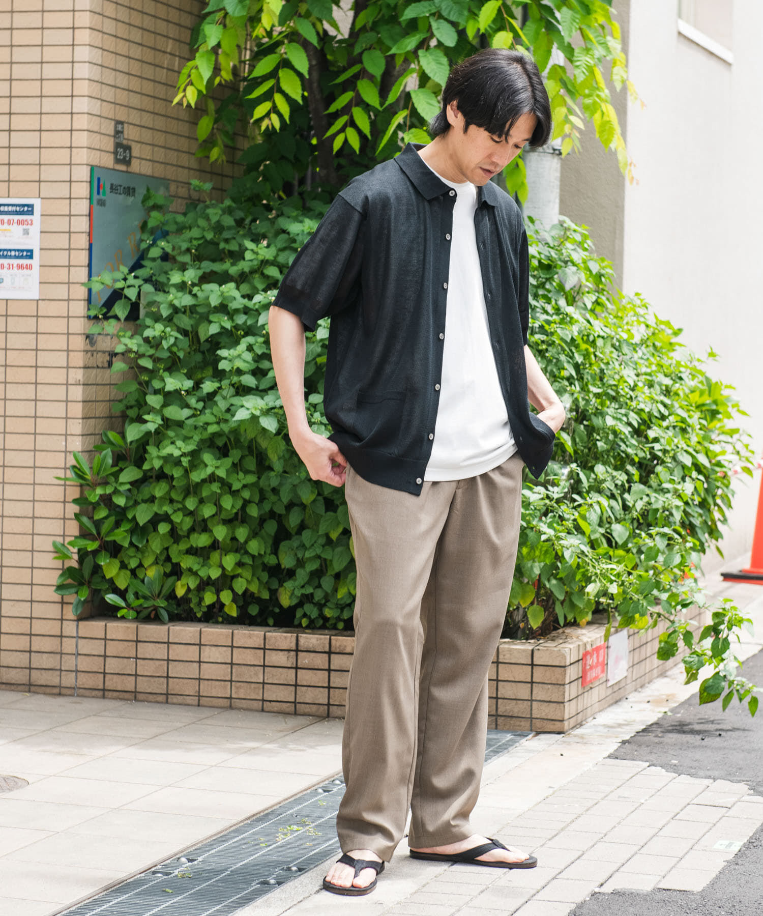 URBAN RESEARCH DOORS「『吸水速乾/イージーケア』リネンライクイージーパンツ」|その他|