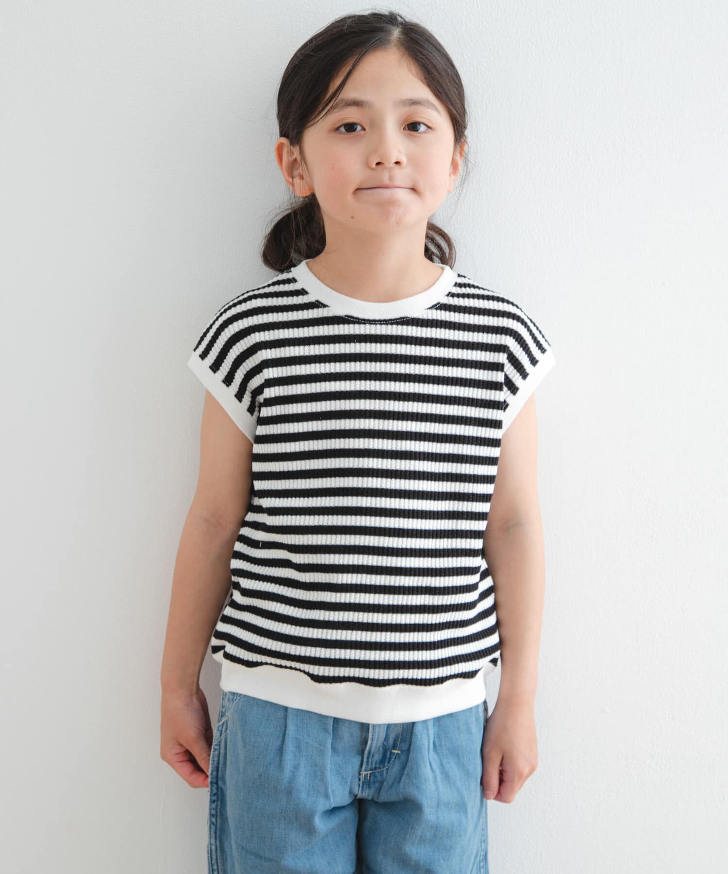 URBAN RESEARCH DOORS「『WEB/一部店舗限定サイズ』変形ワッフルノースリーブプルオーバー(KIDS)」|その他|