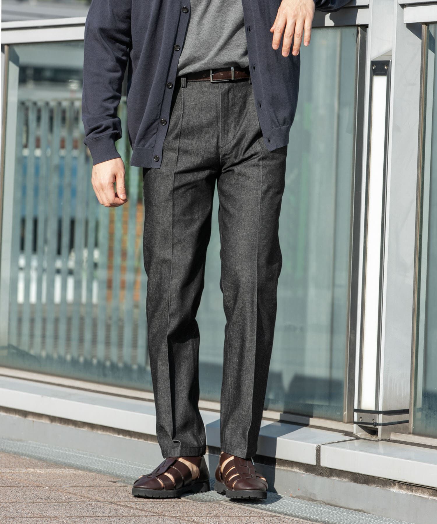 URBAN RESEARCH ROSSO「『XLサイズあり』デニムスラックスパンツ」|デニム|